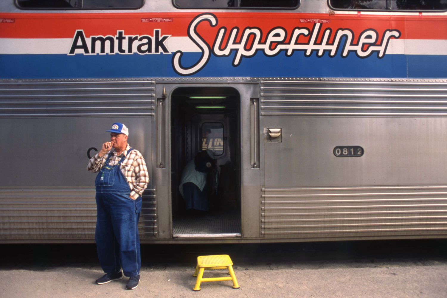Amtrak smoke break